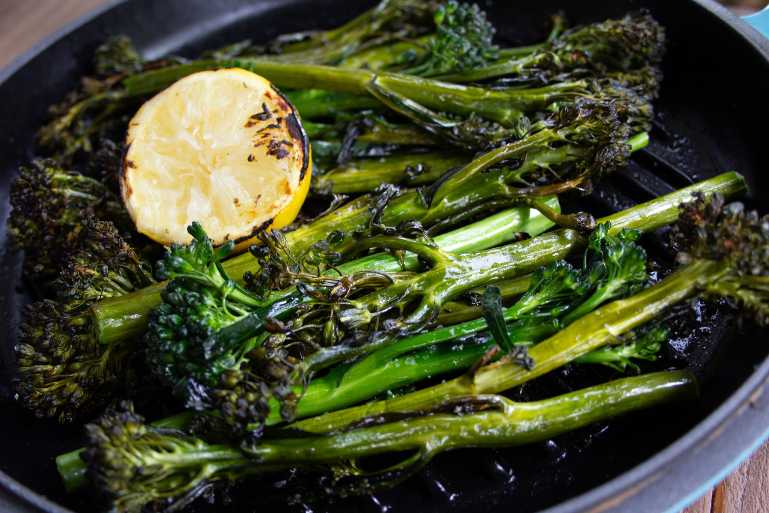 grilled broccolini with lemon